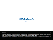 Tablet Screenshot of motech-italia.com